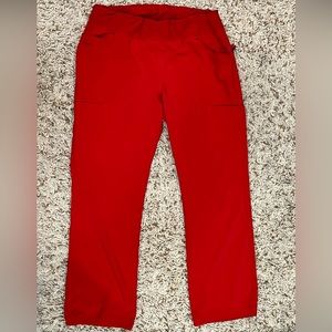 Red Cherokee iFlex scrub pants CK002 Red L